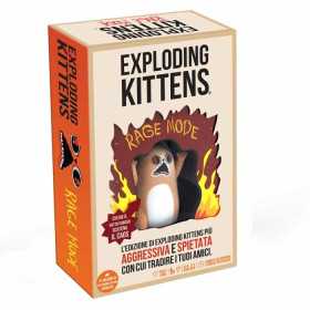 EXPLODING KITTENS RAGE MODE gioco da tavolo PARTY GAME asmodee IN ITALIANO età 7+