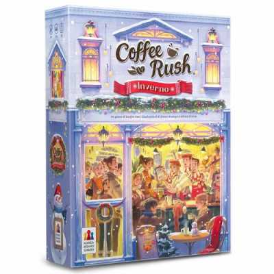 COFFEE RUSH INVERNO gioco da tavolo PER FAMIGLIE asmodee IN ITALIANO età 8+
