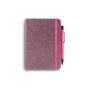 AGENDA 2027 ideamania WEEK settimanale SMALL seven DIAMOND con penna ROSA