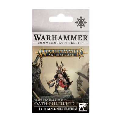VOTO ONORATO miniatura OATH FULFILLED slaves to darkness WARHAMMER age of sigmar COMMEMORATIVE SERIES età 12+