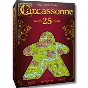 CARCASSONNE 25' ANNIVERSARIO gioco da tavolo PIAZZAMENTO TESSERE giochi uniti IN ITALIANO età 7+