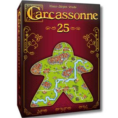 CARCASSONNE 25' ANNIVERSARIO gioco da tavolo PIAZZAMENTO TESSERE giochi uniti IN ITALIANO età 7+