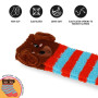CALZINI antiscivolo CALZE animali CANE adulti LEGAMI adult IT'S A MATCH