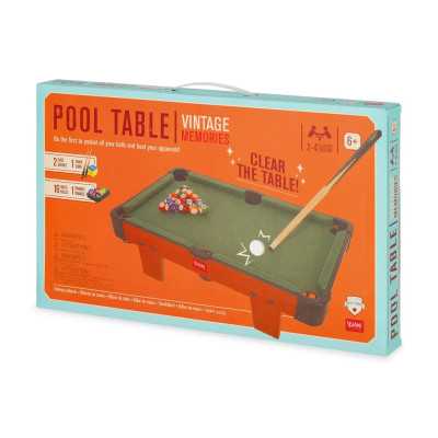 BILIARDO DA TAVOLO vintage memories LEGAMI gioco CLASSICO portatile POOL TABLE età 6+