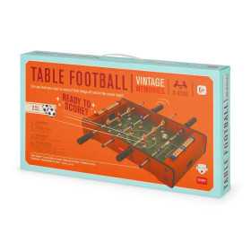 TABLE FOOTBALL vintage memories LEGAMI gioco CLASSICO portatile CALCIO BALILLA DA TAVOLO età 6+