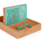 BATTAGLIA NAVALE IN LEGNO vintage memories LEGAMI gioco CLASSICO portatile NAVAL BATTLE età 6+