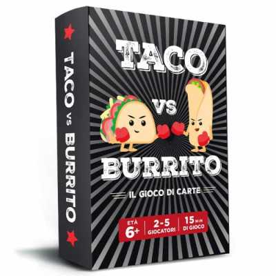 TACO VS BURRITO il gioco di carte PARTY GAME asmodee IN ITALIANO età 6+