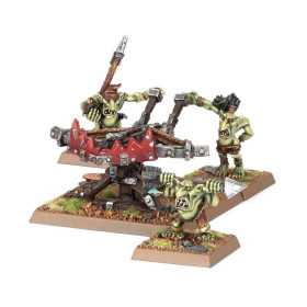 BOLT THROWA set di 3 miniature ORC & GOBLIN TRIBES warhammer THE OLD WORLD età 12+
