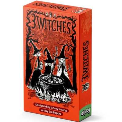 3 WITCHES gioco da tavolo CON LE CARTE allplay IN INGLESE età 10+