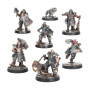 ORLOCK ROAD SERGEANTS & CYBER MASTIFFS set di miniature CITADEL warhammer NECROMUNDA età 12+