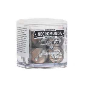 HOUSE ORLOCK DICE set di 8 dadi WARHAMMER necromunda SKIRMISH età 12+