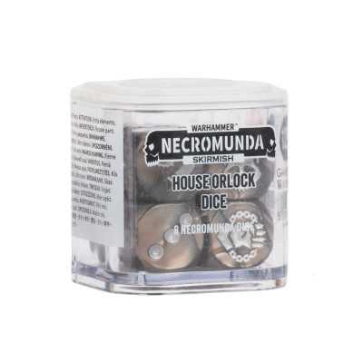HOUSE ORLOCK DICE set di 8 dadi WARHAMMER necromunda SKIRMISH età 12+