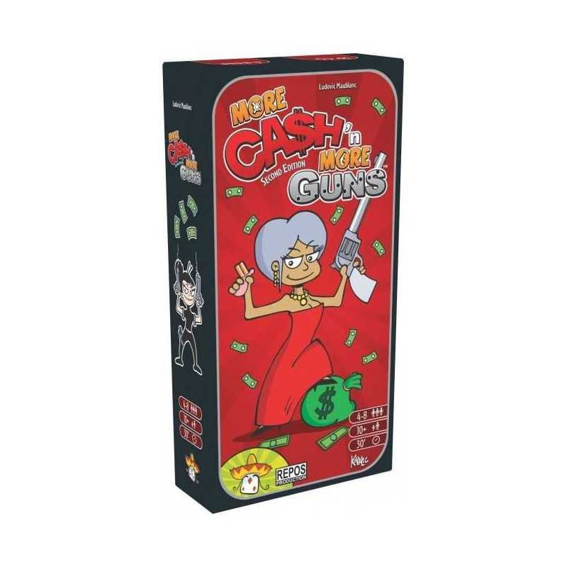 Asmodee Riposo Produzione | Cash'n Guns - Estensione 2 Team Spirit - Seconda edizione | Gioco da tavolo | a partire da 10 anni | 4 a 9 giocatori