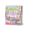 Modella e colora Glitter BALLERINA kit artistico 4M mould & paint glitter DANCER età 5+