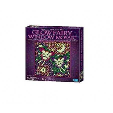 GLOW FAIRY Window FATE Mosaic Art MOSAICO CHE SI ILLUMINA AL BUIO kit artistico 4M età 7+