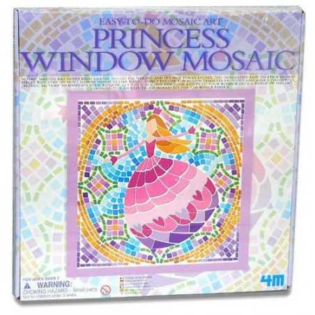 PRINCESS Window Mosaic Art PRINCIPESSE kit artistico MOSAICO DA FINESTRA easy-to-do 4M età 7+