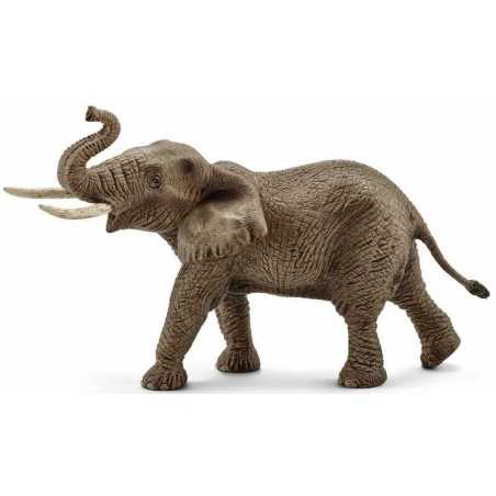 ELEFANTE AFRICANO MASCHIO animali in resina SCHLEICH miniature 14762 ELEFANT