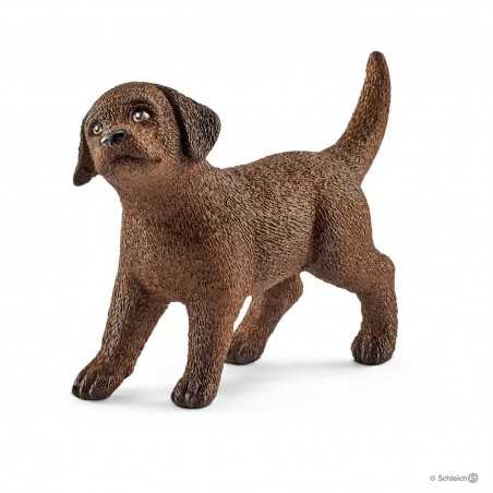 LABRADOR RETRIEVER cucciolo CANE puppy MARRONE Schleich 13835 miniature in resina ANIMALI età 3+