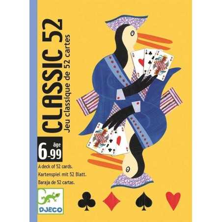 CLASSIC 52 gioco di carte illustrate CLASSICO Djeco TANTI GIOCHI POSSIBILI età 6+