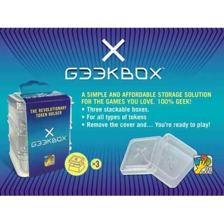 GEEKBOX set 3 scatoline in plastica organizer token accessorio