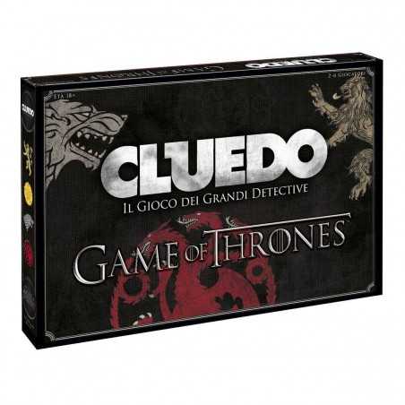 CLUEDO Game of Thrones CLASSICO gioco MISTERO doppio tabellone PERSONAGGI DELLA SERIE in italiano 18+