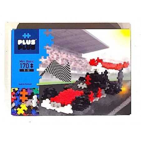 MINI BASIC 170 pezzi PLUSPLUS gioco modulare costruzioni AUTO DA CORSA plus plus F1 età 5+