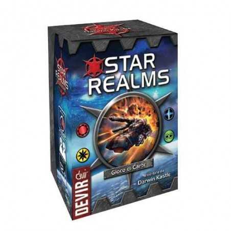 STAR REALMS gioco di carte DEVIR battaglie nello spazio FANTASCIENZA gioco completo 2 GIOCATORI età 12+