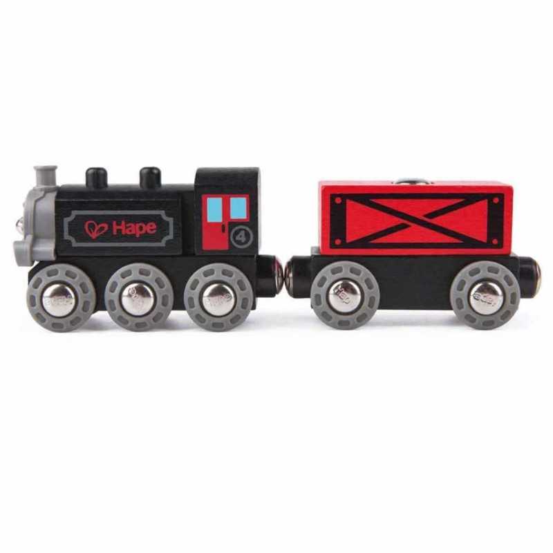 Set di treni a pagamento con locomotiva a batteria, adatto per binario ferroviario in legno, potente treno elettrico a proiettile con motore per ragazzi e ragazze, regalo  26