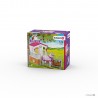 Set BOX CON GIUMENTA LUSITANA cavalli SCHLEICH kit gioco HORSE CLUB 42368 miniature in resina 5+