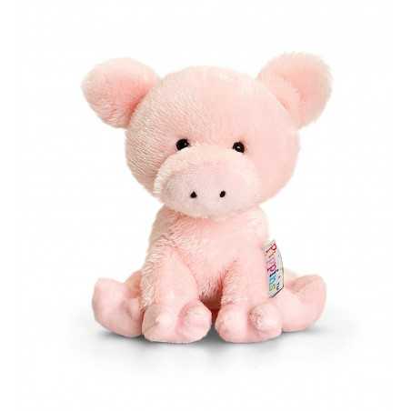 PELUCHE MAIALE 14 cm Pippins Keel Toys CLASSICO pupazzo PIG plush