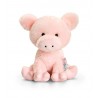 PELUCHE MAIALE 14 cm Pippins Keel Toys CLASSICO pupazzo PIG plush