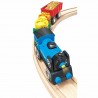 TRENO ROLLING ROCK A BATTERIA carichi girevoli in legno Hape E3720 compatibile Brio