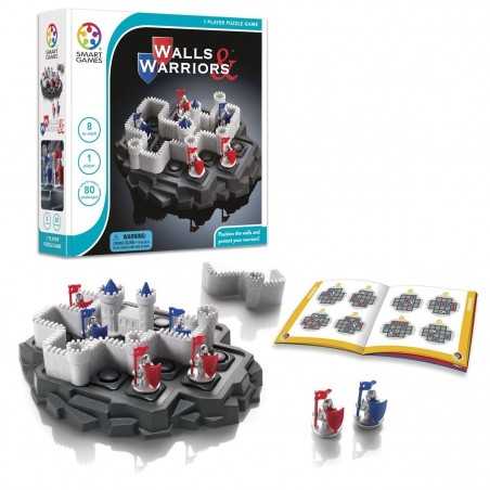 WALLS AND WARRIORS gioco rompicapo solitario Smart Games Castello da 8 anni