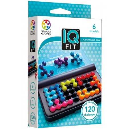IQ FIT puzzle solitario gioco rompicapo Smart Games da 6 anni 120 sfide