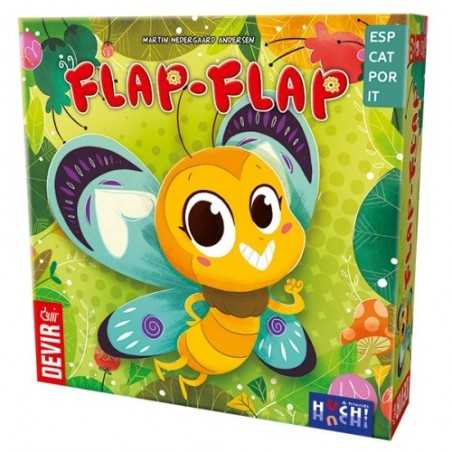 FLAP-FLAP gioco di carte per famiglie DEVIR raccogli le farfalle da 5 anni Flutter-by