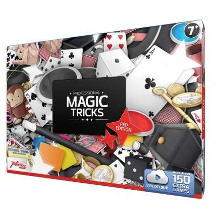 RED EDITION professional MAGIC TRICKS set magia KOSMOS kit mago TRUCCHI MAGICI età 7+