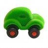 LITTLE CAR GREEN macchinina morbida VERDE gomma naturale RUBBABU caucciu 100% NATURAL gioco tattile 1+