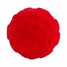 ALPHALEARN BALL RED palla morbida ALFABETO ROSSO gomma naturale RUBBABU caucciu GIOCO tattile 1+