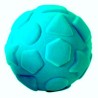 SHAPES BALL palla morbida con le forme AZZURRA gomma naturale RUBBABU caucciu GIOCO tattile 1+