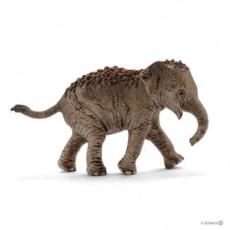 ELEFANTE ASIATICO CUCCIOLO 2018 animali in resina SCHLEICH miniature 14755 Wild Life ELEPHANT età 3+