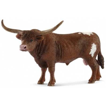 TORO TEXAS LONGHORN 2018 animali in resina SCHLEICH miniature 13866 Farm World BULL età 3+