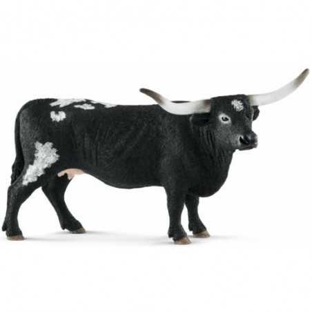 MUCCA TEXAS LONGHORN 2018 animali in resina SCHLEICH miniature 13865 Farm World COW età 3+