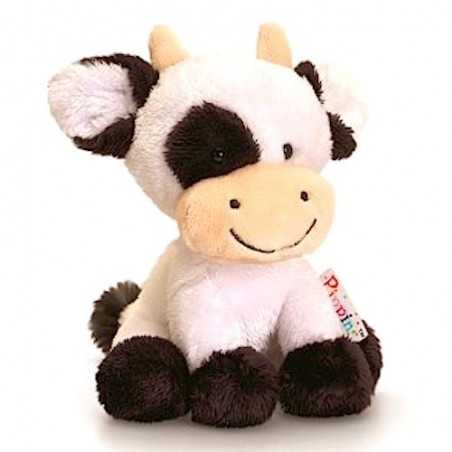 MUCCA cow PIPPINS 14 cm KEEL TOYS classico PUPAZZO bambola DAISY peluche BIANCA