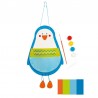 POCHETTE PINGUINO kit artistico HAPE penguin pouch GIOCO ATTIVITA' da dipingere e cucire HAND CRAFT età 4+