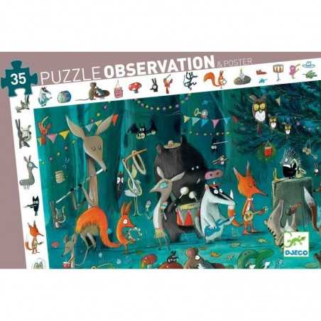 Puzzle scoperta OBSERVATION orchestra 35 PEZZI grandi CON POSTER l'orchestre 3+