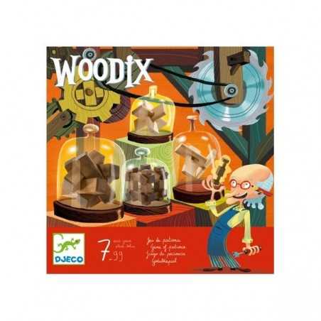 WOODIX gioco di pazienza ROMPICAPO in legno DJECO con soluzioni DJ08464 età 7+