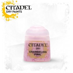 CHANGELING PINK colore DRY Citadel WARHAMMER Games Workshop ROSA boccetta 12 ML pennello asciutto CHANGELING PINK colore DRY Citadel WARHAMMER Games Workshop ROSA boccetta 12 ML pennello asciutto