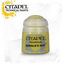 NURGLE'S ROT colore TECHNICALS Citadel WARHAMMER Games Workshop PUSTOLE verde 12 ML NURGLE'S ROT colore TECHNICALS Citadel WARHAMMER Games Workshop PUSTOLE verde 12 ML