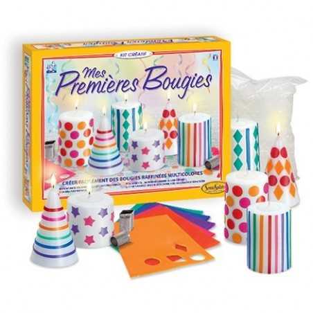 MIE PRIME CANDELE Sentosphere 2359 kit creativo per creare candele multicolori da 8 anni