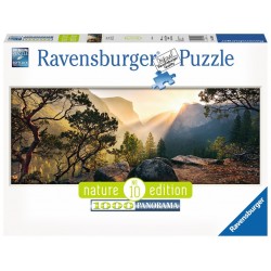 PUZZLE ravensburger IL PARCO YOSEMITE 1000 pezzi PANORAMA 98 x 38 cm 10 NATURE EDITION